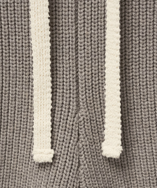 (W) Cashmere Blend Knit Shorts Taupe Brown