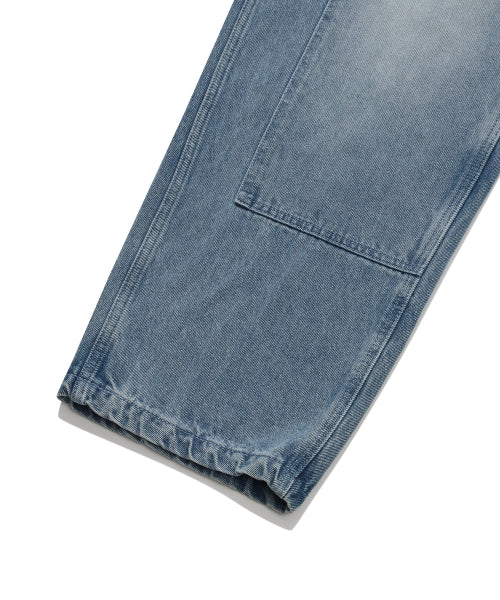 DENIM CARPENTER SEMI-WIDE PANTS