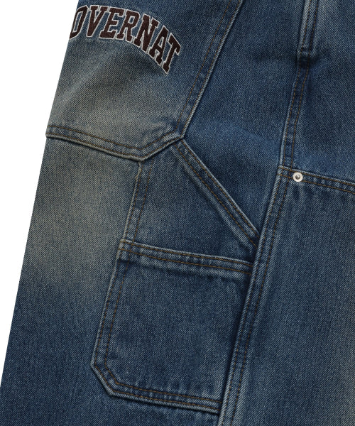 DENIM CARPENTER SEMI-WIDE PANTS