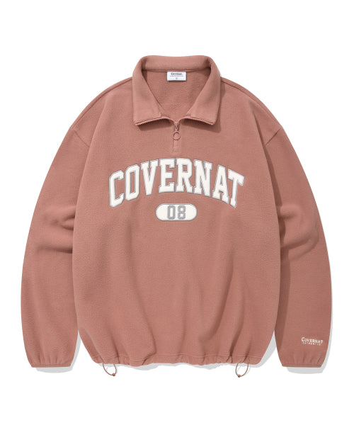 ARCH LOGO FLEECE HALF ZIP-UP SWEATSHIRT