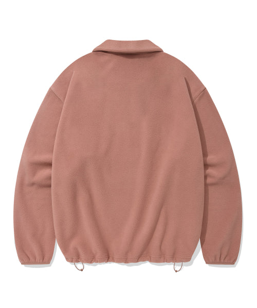 ARCH LOGO FLEECE HALF ZIP-UP SWEATSHIRT