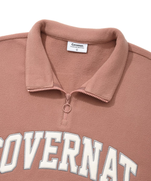 ARCH LOGO FLEECE HALF ZIP-UP SWEATSHIRT