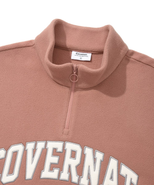 ARCH LOGO FLEECE HALF ZIP-UP SWEATSHIRT
