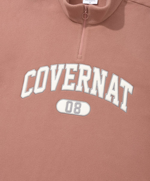 ARCH LOGO FLEECE HALF ZIP-UP SWEATSHIRT