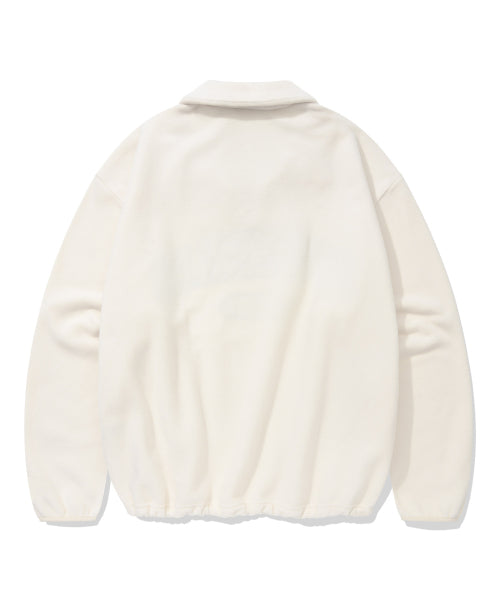 ARCH LOGO FLEECE HALF ZIP-UP SWEATSHIRT