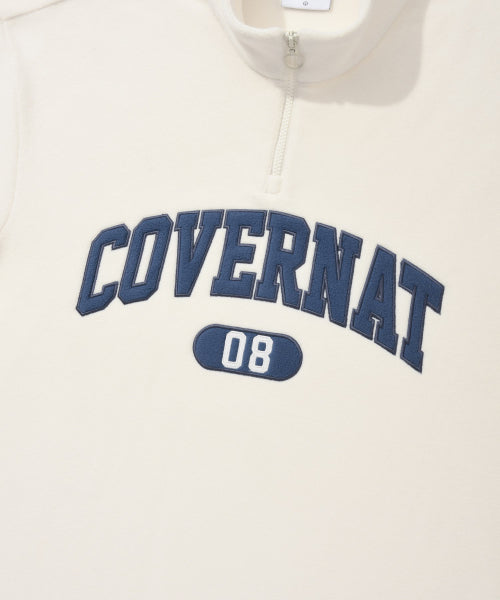 ARCH LOGO FLEECE HALF ZIP-UP SWEATSHIRT