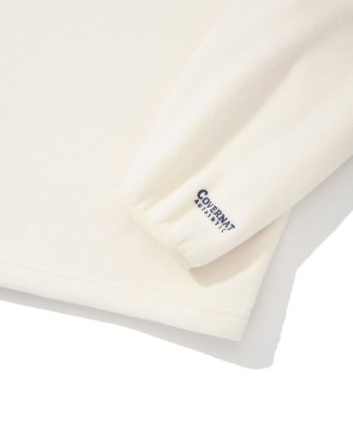 ARCH LOGO FLEECE HALF ZIP-UP SWEATSHIRT