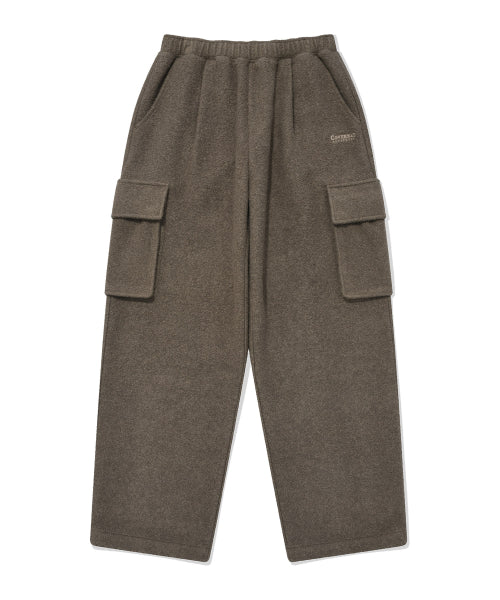 [SET-UP] BOUCLE SEMI-WIDE CARGO PANTS