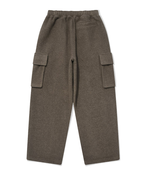 [SET-UP] BOUCLE SEMI-WIDE CARGO PANTS