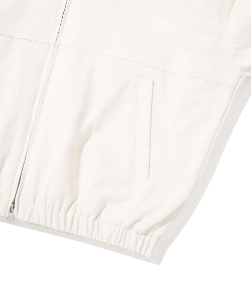 C LOGO CORDUROY HOODIED JACKET