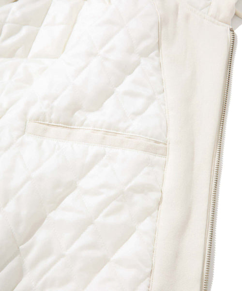 C LOGO CORDUROY HOODIED JACKET