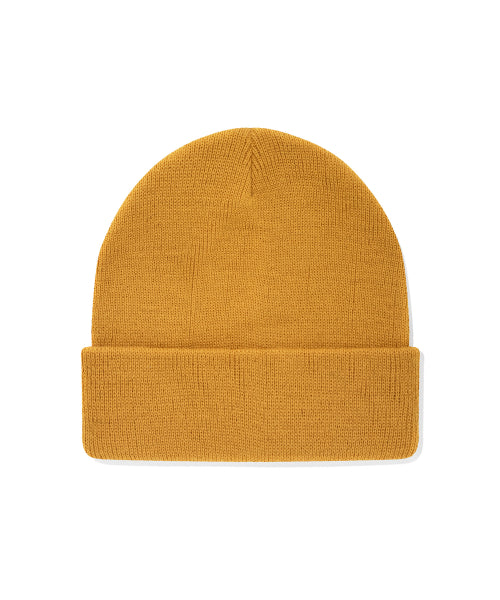 Wakiwili label beanie mustard