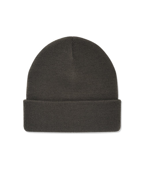 Waki willi label beanie khaki