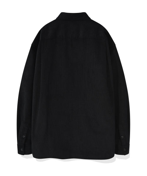 Corduroy Shirt Black