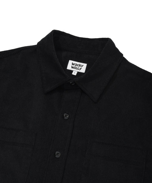 Corduroy Shirt Black