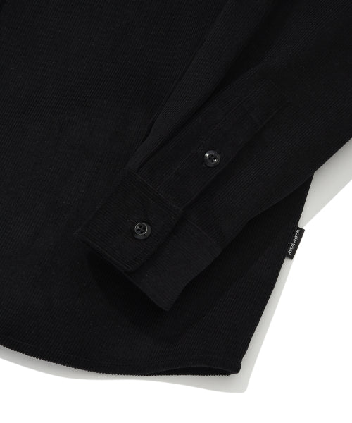 Corduroy Shirt Black