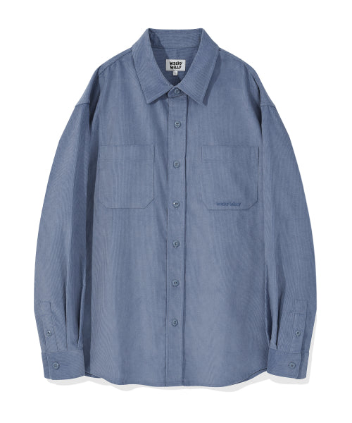 Corduroy Shirt Blue