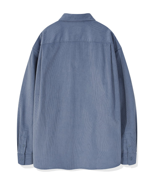 Corduroy Shirt Blue