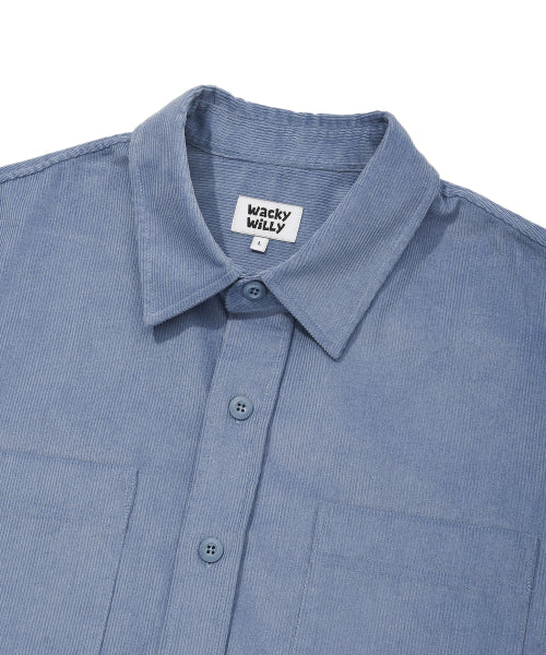 Corduroy Shirt Blue