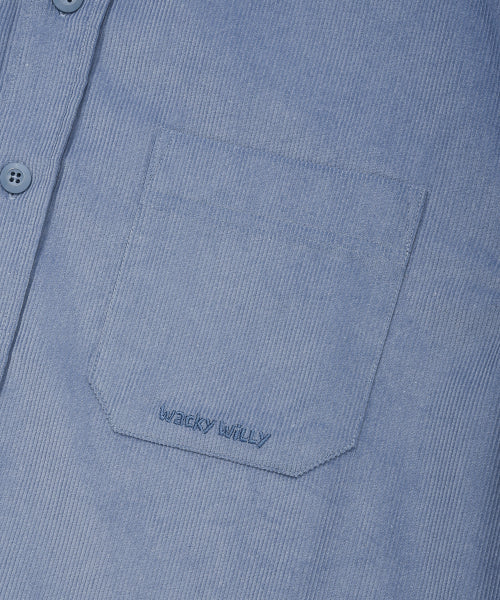 Corduroy Shirt Blue