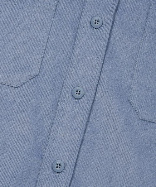 Corduroy Shirt Blue