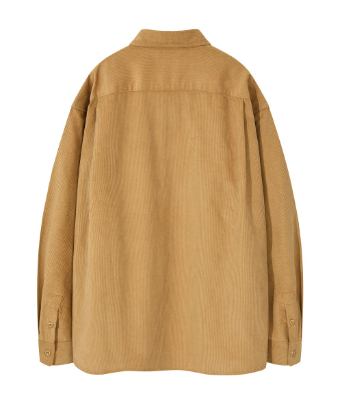 Corduroy Shirt Beige