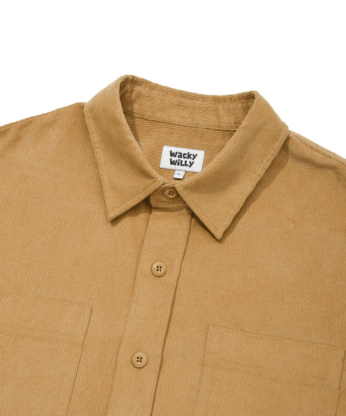 Corduroy Shirt Beige