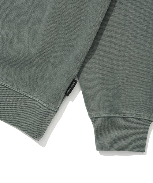 Logo Pigment Sweatshirt Green