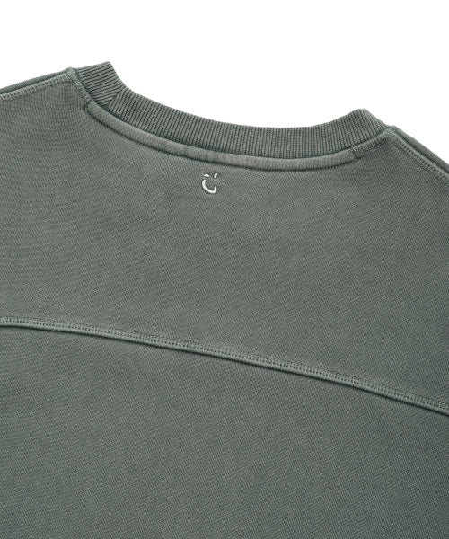 Logo Pigment Sweatshirt Green