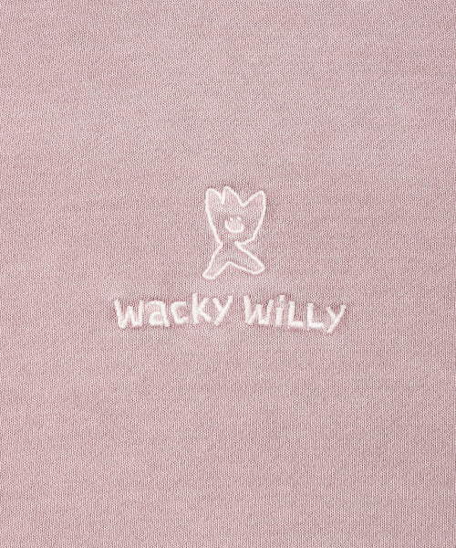 Logo Pigment Sweatshirt Pink