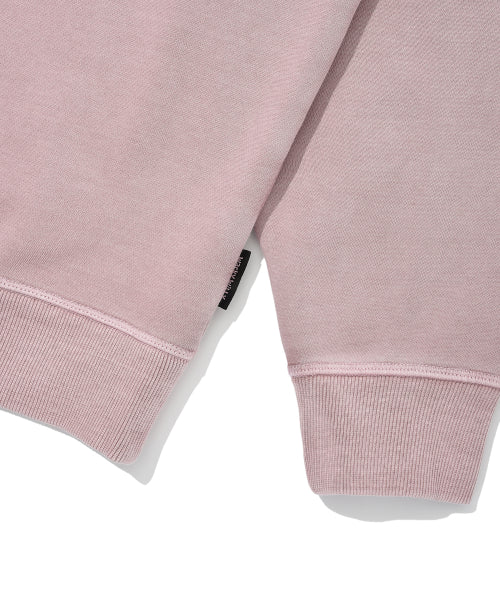 Logo Pigment Sweatshirt Pink