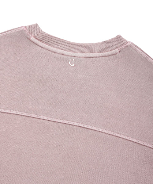 Logo Pigment Sweatshirt Pink