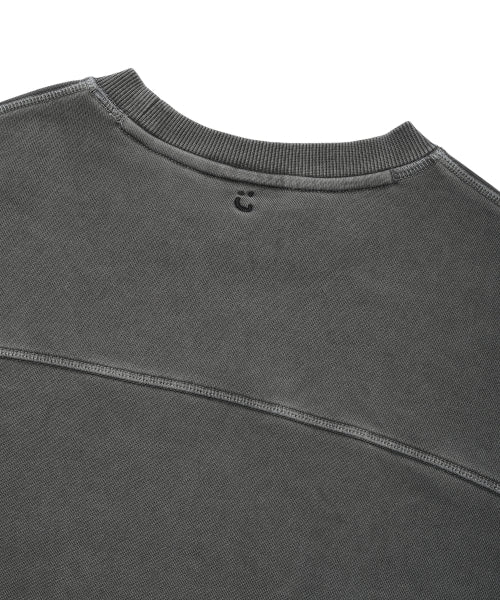 Logo Pigment Sweatshirt Charcoal