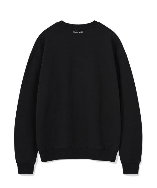 One-point graphic sweatshirt black
