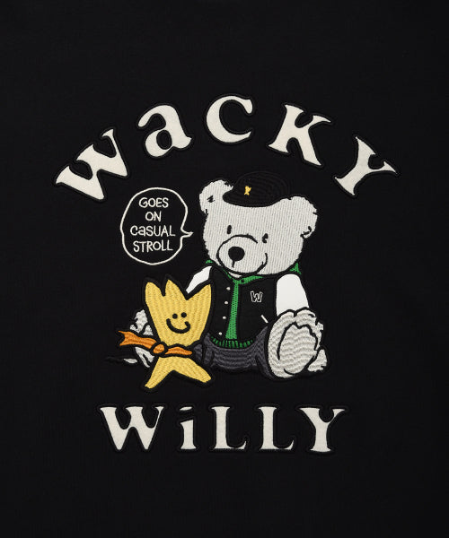 One-point graphic sweatshirt black