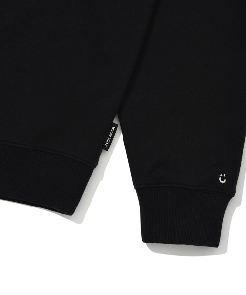 One-point graphic sweatshirt black