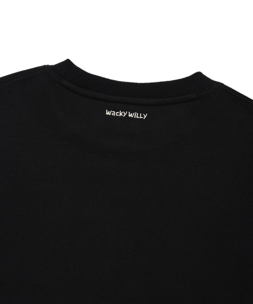 One-point graphic sweatshirt black