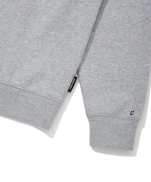 One-point graphic sweatshirt gray