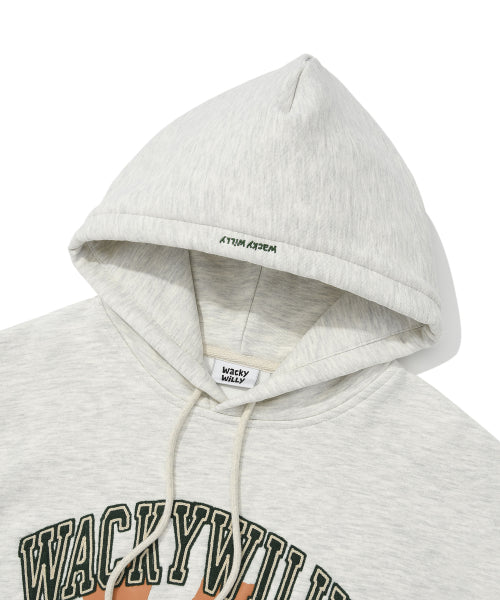 Arch typo graphic hood oatmeal