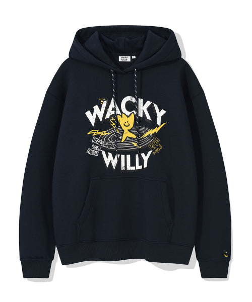 Crack graphic hood navy
