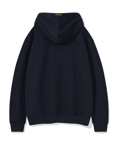 Crack graphic hood navy