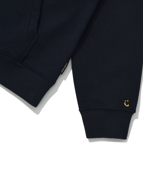 Crack graphic hood navy