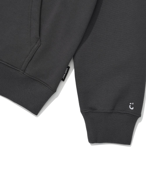 Crack graphic hood dark gray