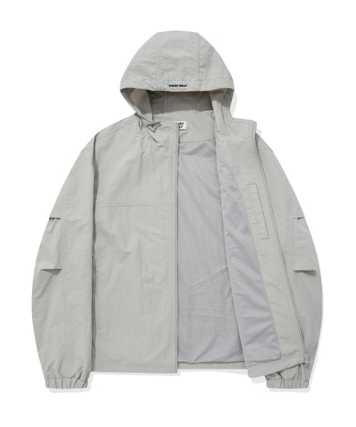 Hwaseom Hooded Jumper Light Gray