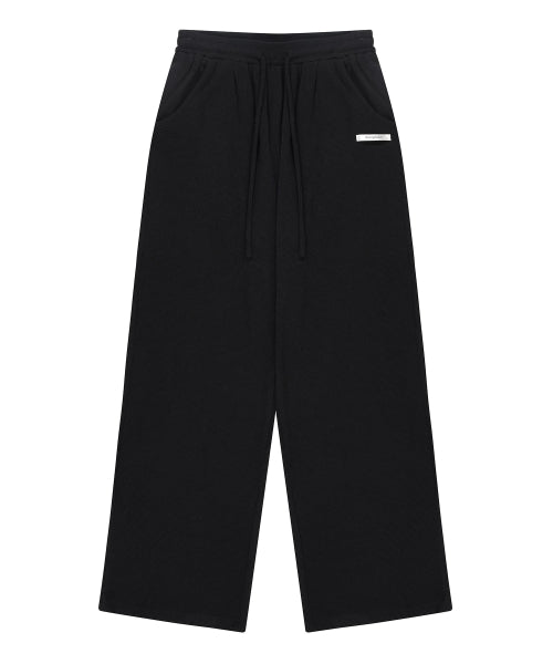 Eva Knit Wide Pants [BLACK]