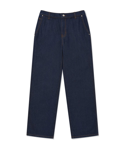 straight denim pants denim