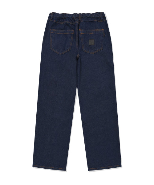 straight denim pants denim