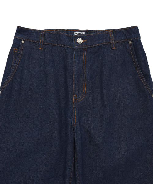 straight denim pants denim