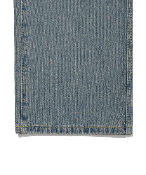 straight denim pants light blue