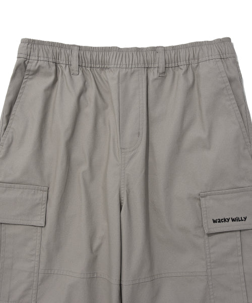 Parasuit cargo pants light gray